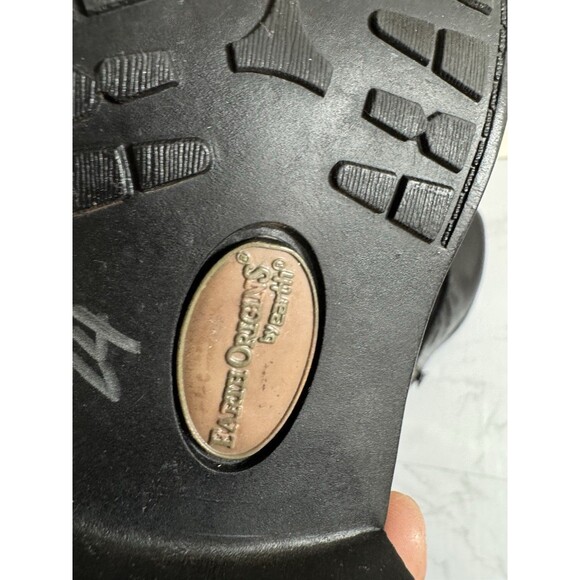 Y2K Style EARTH Origin BLACK LEATHER BOOTS SIZE 7.5M $149 - Picture 7 of 7